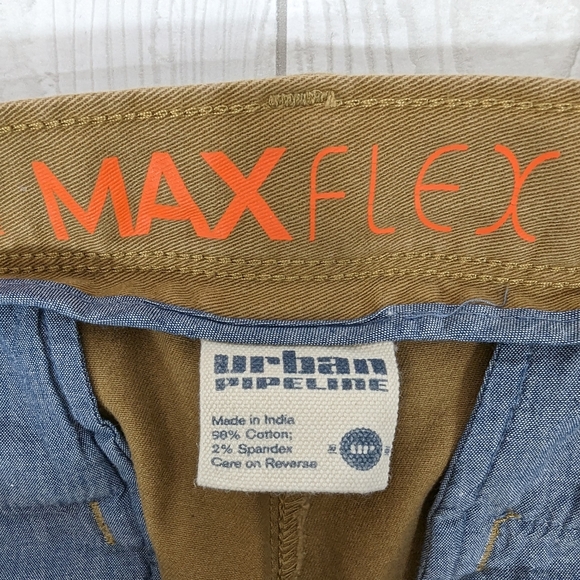 Urban Pipeline Men's Chino Pants Size 37 Waist 30 Length Inseam Slim Straight - Picture 6 of 9